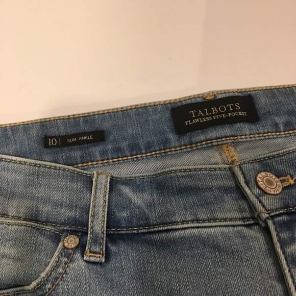 Talbots Slim Ankle Flawless Five-Pocket Jeans - Picture 2 of 7